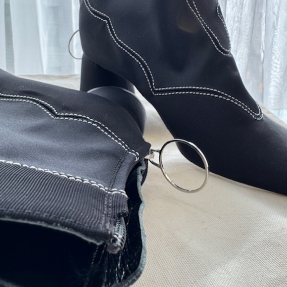 ELLERY Black Ankle boots 'NEW' - EU 37 (US 7) - Picture 14 of 15